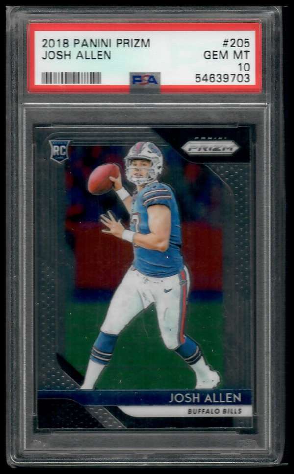 2018 Panini - Prizm - Prizm #205 Josh Allen PSA PSA 10 SN54639703